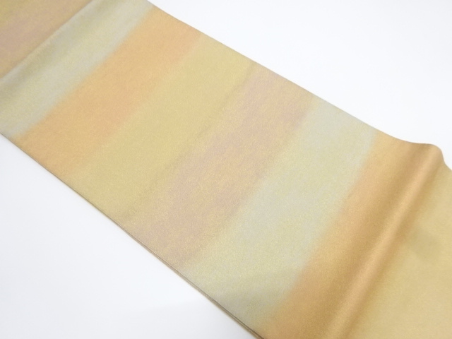 JAPANESE KIMONO / VINTAGE FUKURO OBI / SILK / TSUZURE / WOVEN MIST